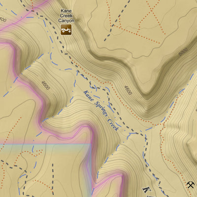 Apogee Mapping, Inc. Trough Springs Canyon, Utah 7.5 Minute Topographic Map - Color Hillshade digital map