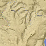 Apogee Mapping, Inc. Turks Head, Utah 7.5 Minute Topographic Map - Color Hillshade digital map