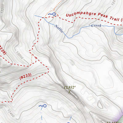 Apogee Mapping, Inc. Uncompahgre Peak, Colorado 7.5 Minute Topographic Map digital map