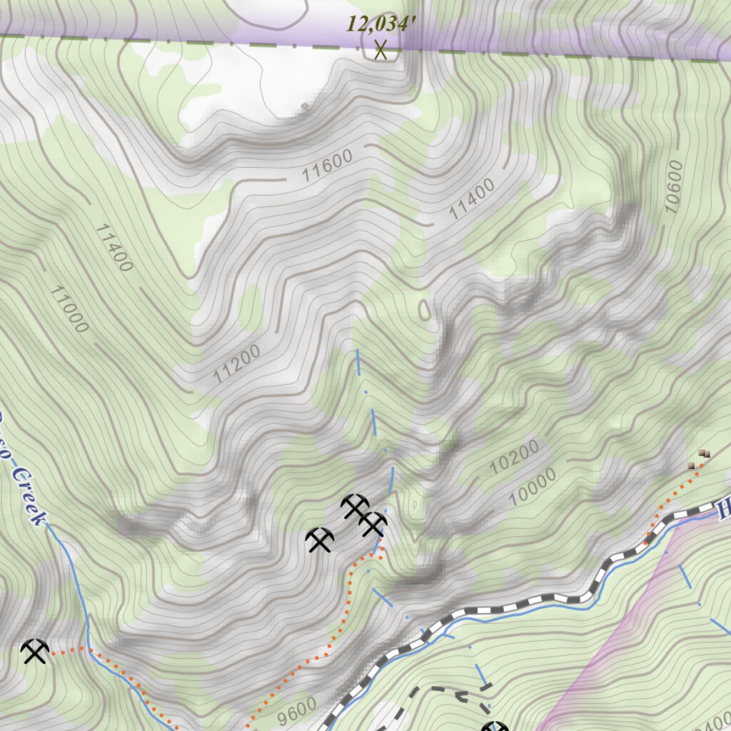 Uncompahgre Peak, Colorado 7.5 Minute Topographic Map by Apogee Mapping ...