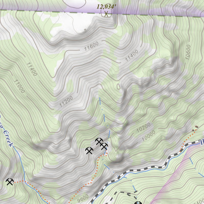 Apogee Mapping, Inc. Uncompahgre Peak, Colorado 7.5 Minute Topographic Map digital map