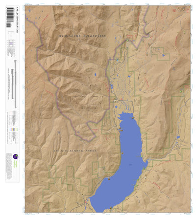 Vallecito Reservoir, Colorado 7.5 Minute Topographic Map - Color Hillshade Preview 1