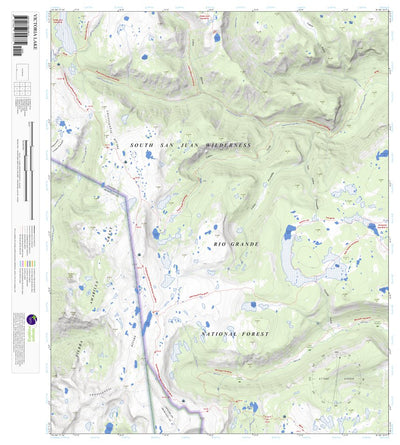 Apogee Mapping, Inc. Victoria Lake, Colorado 7.5 Minute Topographic Map digital map