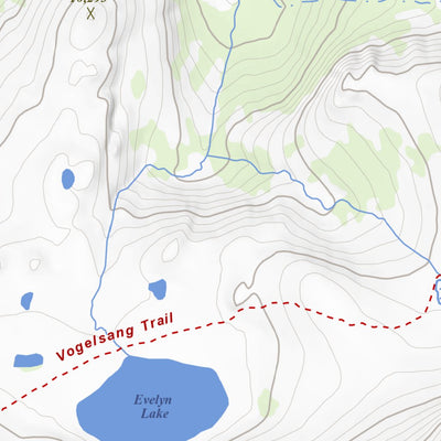 Apogee Mapping, Inc. Vogelsang Peak, California 7.5 Minute Topographic Map digital map