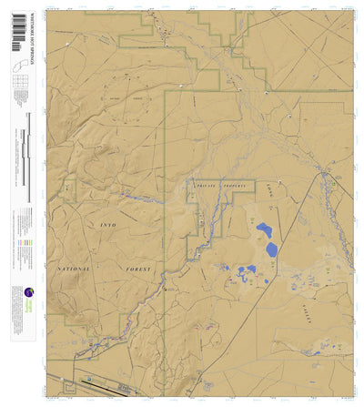 Apogee Mapping, Inc. Whitmore Hot Springs, California 7.5 Minute Topographic Map - Color Hillshade digital map