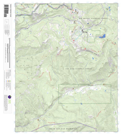 Apogee Mapping, Inc. Wolf Creek Pass, Colorado 7.5 Minute Topographic Map digital map
