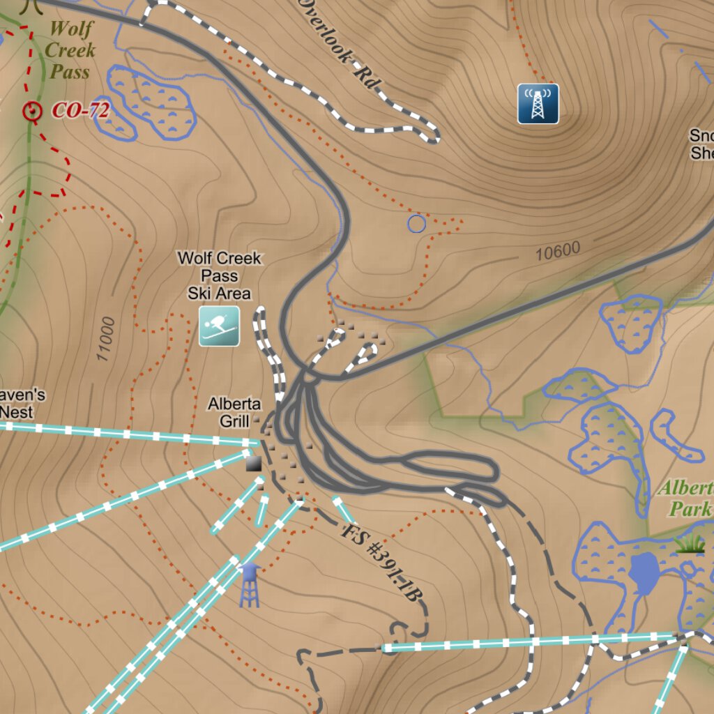 Wolf Creek Colorado Map