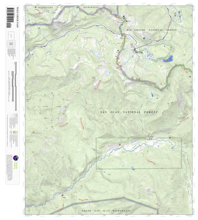 Wolf Creek Pass, Colorado 7.5 Minute Topographic Map Preview 1