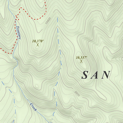 Wolf Creek Pass, Colorado 7.5 Minute Topographic Map Preview 2