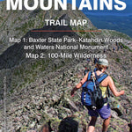 Appalachian Mountain Club AMC Baxter State Park and Katahdin Woods and Waters map#1 12th edition bundle exclusive