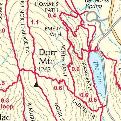 Appalachian Mountain Club AMC Eastern Mount Desert Island, Acadia National Park 12th edition digital map
