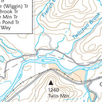 Appalachian Mountain Club AMC Mahoosuc Range-Evans Notch Maine 12th edition digital map