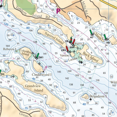Aquaterra Designs Lake Muskoka Boating Chart (2013 version) digital map