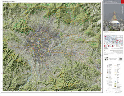 Arbeitsgemeinschaft für vergleichende Hochgebirgsforschung New Nepal map series of the Arbeitsgemeinschaft für vergleichende Hochgebirgsforschung bundle