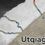 Utqiagvik Ice Trail Map with Thickness - 22 April 2025 Preview 3