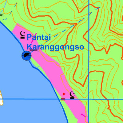 Arga Outdoor Pantai Prigi digital map