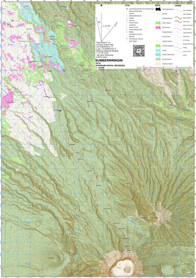PETA TOPOGRAFI RAUNG UTARA Preview 1