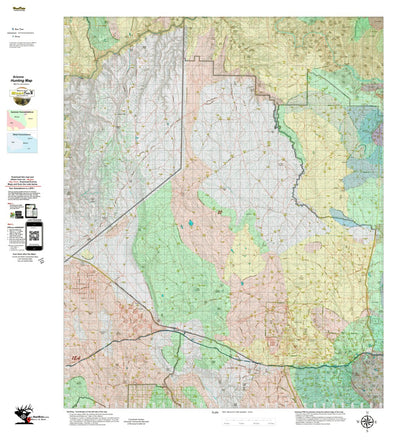 Arizona HuntData LLC AZ Unit 10 Mule Deer Concentrations digital map