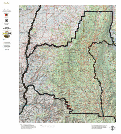 Arizona HuntData LLC AZ Unit 12AW Antelope Concentrations digital map