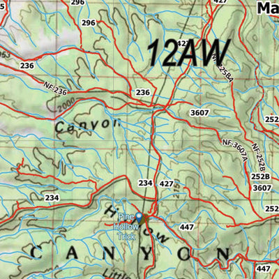 Arizona HuntData LLC AZ Unit 12AW Antelope Concentrations digital map