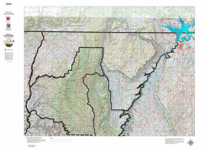 Arizona HuntData LLC AZ Unit 12B Antelope Concentrations digital map