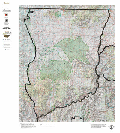 Arizona HuntData LLC AZ Unit 13A Antelope Concentrations digital map
