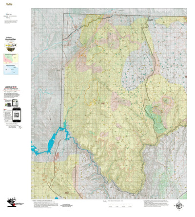 Arizona HuntData LLC AZ Unit 13B Mule Deer Concentrations digital map