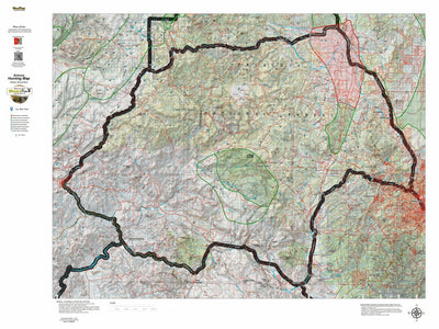 Arizona HuntData LLC AZ Unit 17B Antelope Concentrations digital map