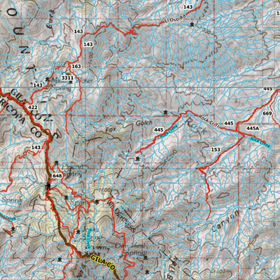 Arizona HuntData LLC AZ Unit 22 Antelope Concentrations digital map