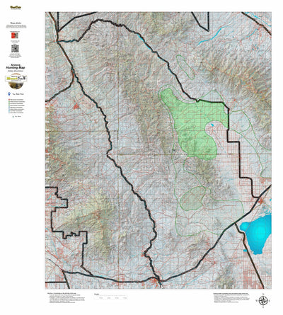 Arizona HuntData LLC AZ Unit 32 Antelope Concentrations digital map