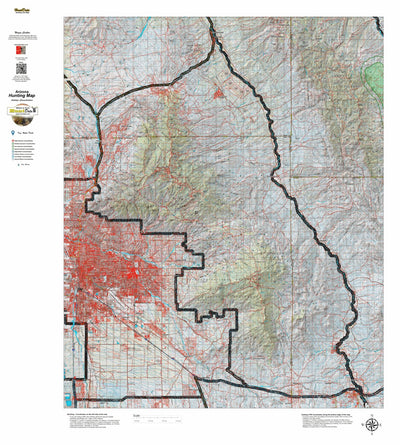 Arizona HuntData LLC AZ Unit 33 Antelope Concentrations digital map