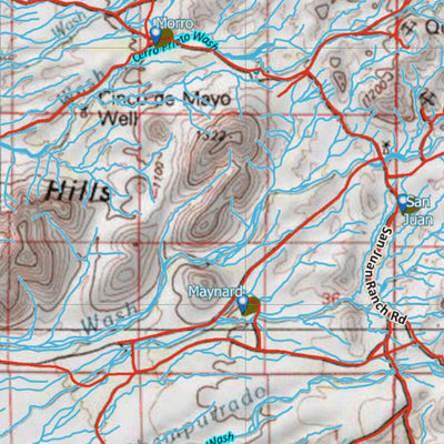 Arizona HuntData LLC AZ Unit 36A Antelope Concentrations digital map