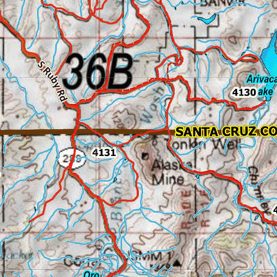 Arizona HuntData LLC AZ Unit 36B Antelope Concentrations digital map