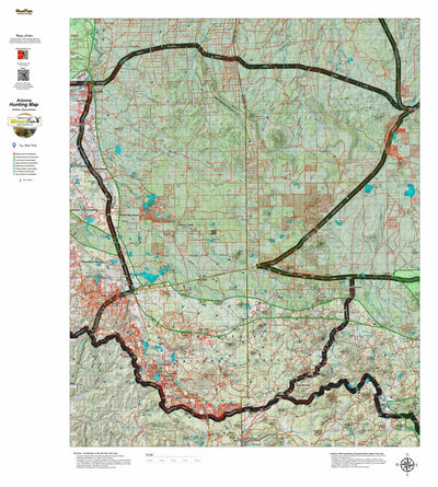 Arizona HuntData LLC AZ Unit 3B Antelope Concentrations digital map