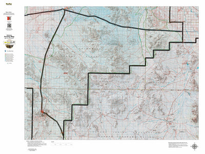 Arizona HuntData LLC AZ Unit 40A_Mule Deer Concentration Map digital map