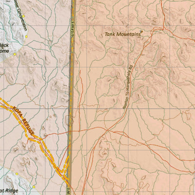 Arizona HuntData LLC AZ Unit 41 Mule Deer Concentrations digital map