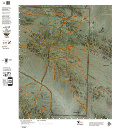 Arizona HuntData LLC AZ Unit 45B Satellite Unit Map digital map