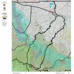 Arizona HuntData LLC AZ Unit 4A Mule Deer Concentration Map digital map