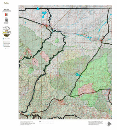 Arizona HuntData LLC AZ Unit 4B Antelope Concentrations digital map