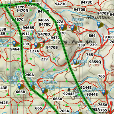 Arizona HuntData LLC AZ Unit 5BN Antelope Concentrations digital map
