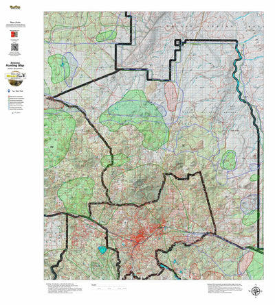 Arizona HuntData LLC AZ Unit 7E Antelope Concentrations digital map