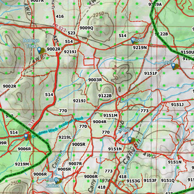 Arizona HuntData LLC AZ Unit 7E Antelope Concentrations digital map