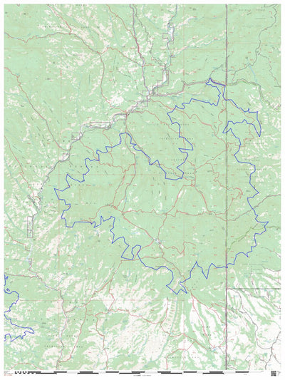 Arizona Mushroom Society 2020 Cow Canyon Wildfire - Detail digital map