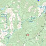 Arizona Mushroom Society 2020 Cow Canyon Wildfire - Detail digital map