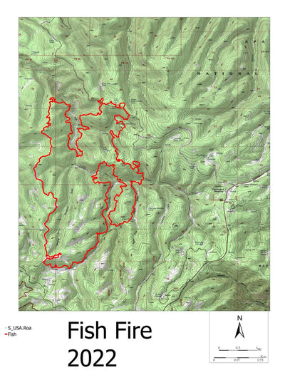 Arizona Mushroom Society 2022 Fish Fire digital map
