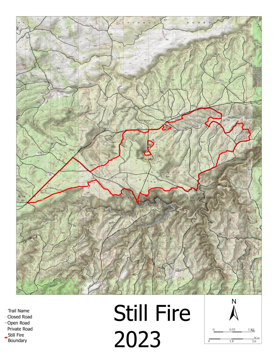 2023 Still Fire Map by Arizona Mushroom Society | Avenza Maps