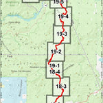 Arizona Trail Association ANST ANST Topo Overview Map 4 bundle exclusive