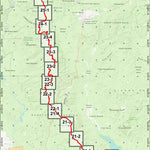 Arizona Trail Association ANST ANST Topo Overview Map 5 bundle exclusive