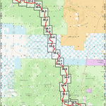 Arizona Trail Association ANST ANST Topo Overview Map 7 bundle exclusive