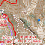 ANST Topo Map 01-1 Huachuca Mountains 1 a Preview 2
